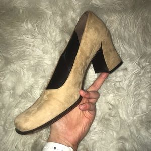 Suede Prada heels size 8.5